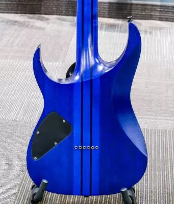 Ibanez - RG Neck-Thru Electric Guitar - Blue Lagoon Burst Flat 2